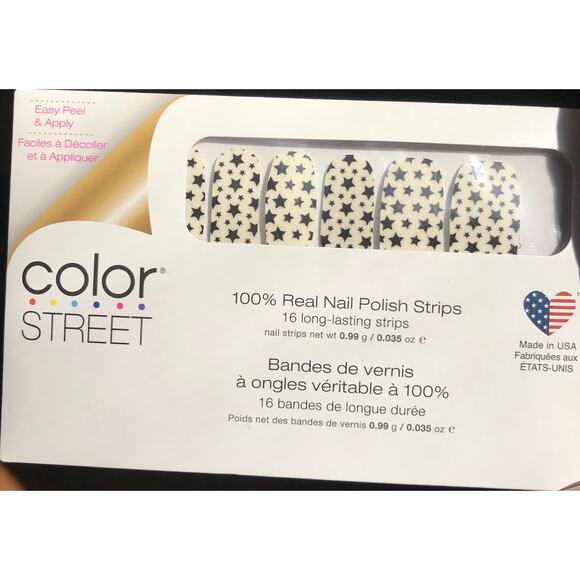 Color Street Nail Polish Strips Star For The Course Accent Nails - Picture 1 of 4